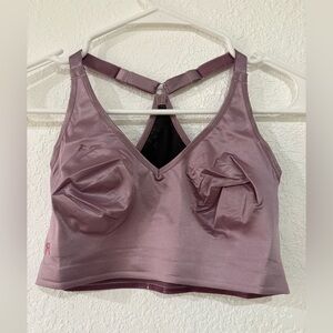 Ruby Ribbon Pin-up Racerback Demi Bra Size 32 Lavender NWT